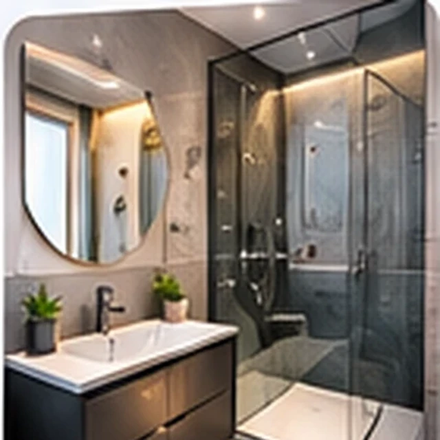 Illustration de salle de bain moderne
